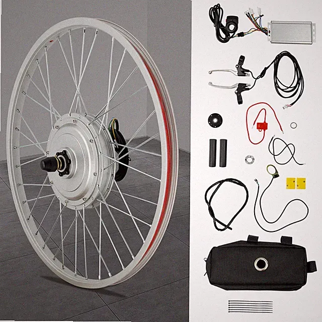 24" 36V 750W Electric Bicycle Conversion Kit Front Wheel Kit Ebike Hub Motor Set